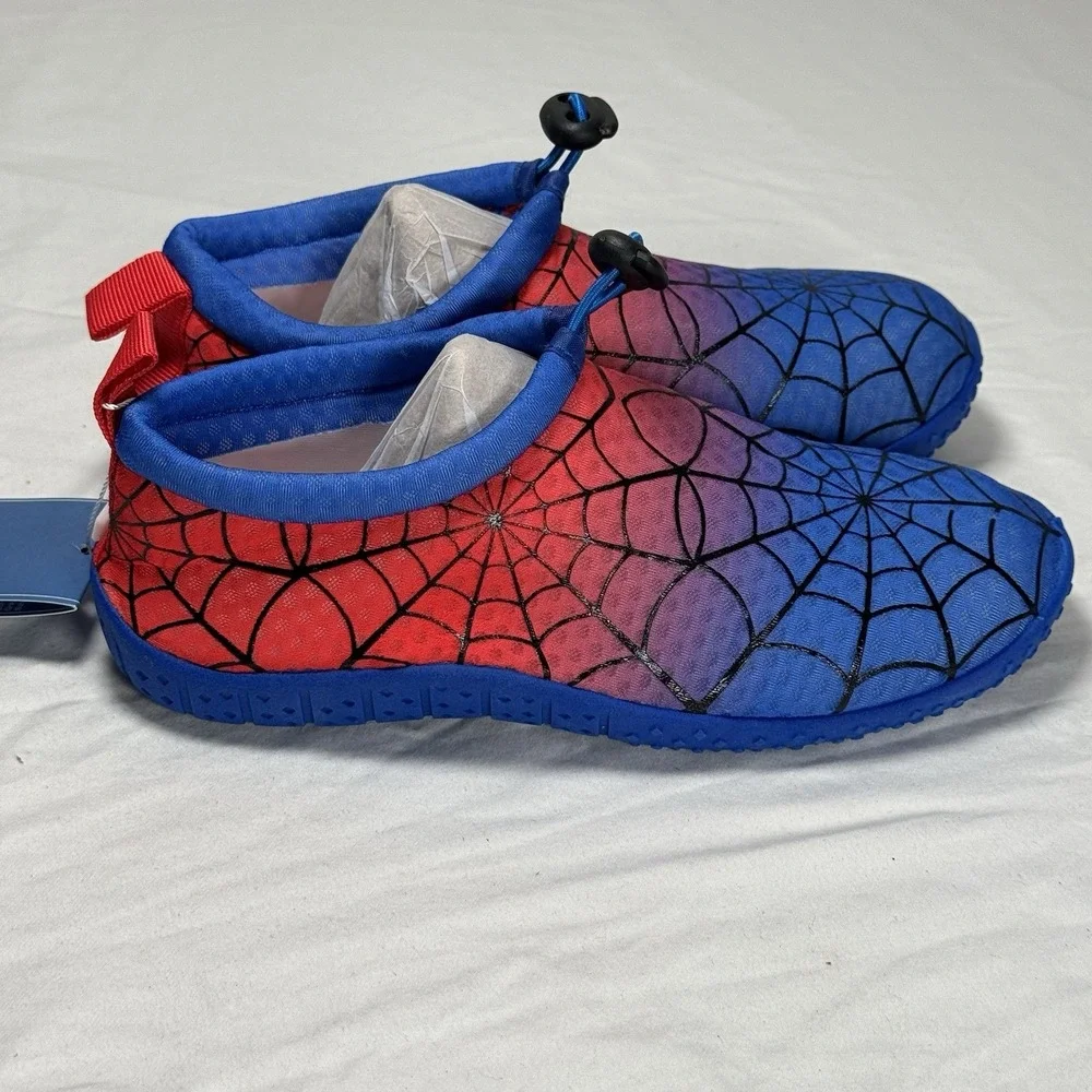 Watelves Kids Water‎ Shoes Spider Design Size US 1 EU 33 Slip On Beach Swim
